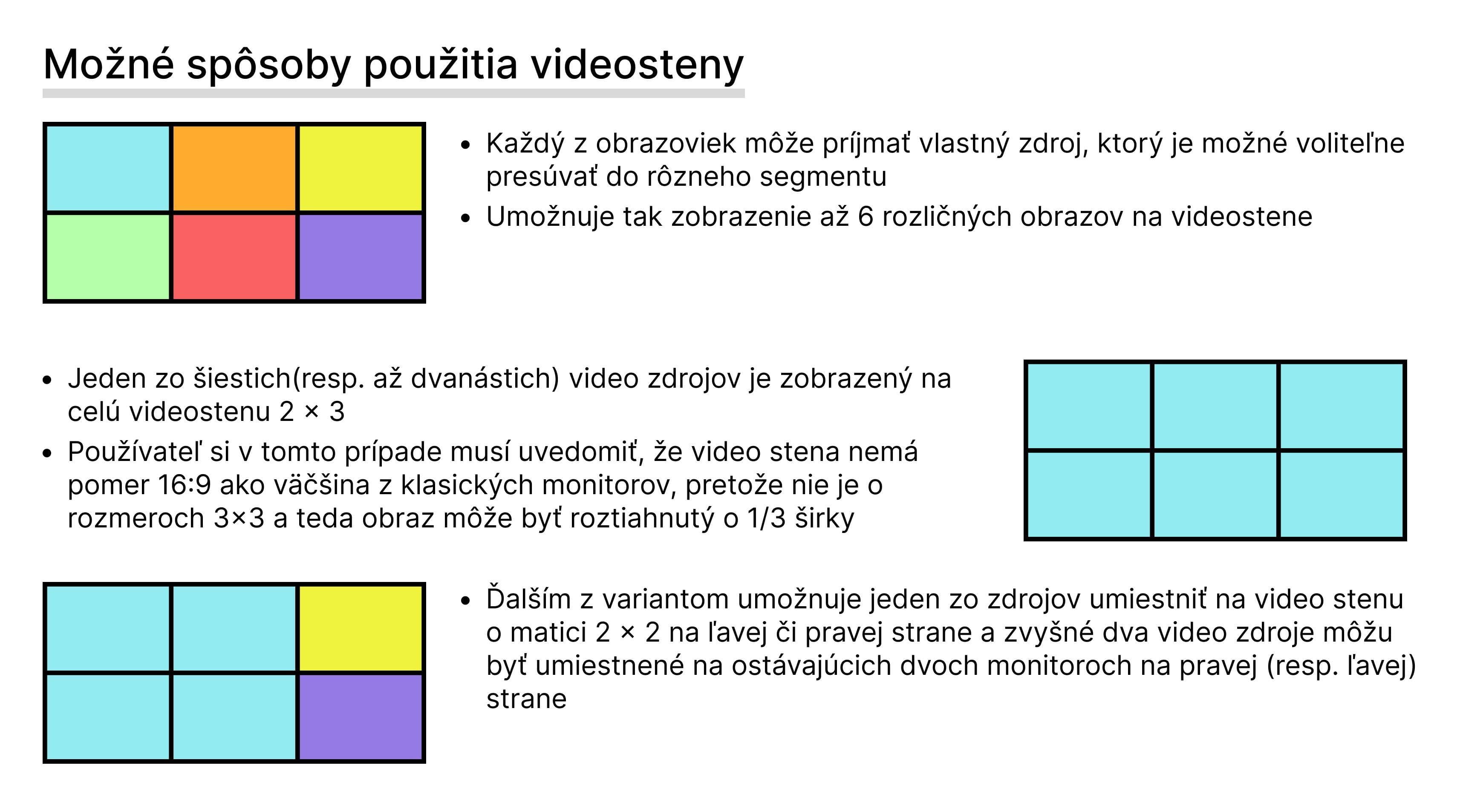 Popis Videosteny pre Duslo Šaľa